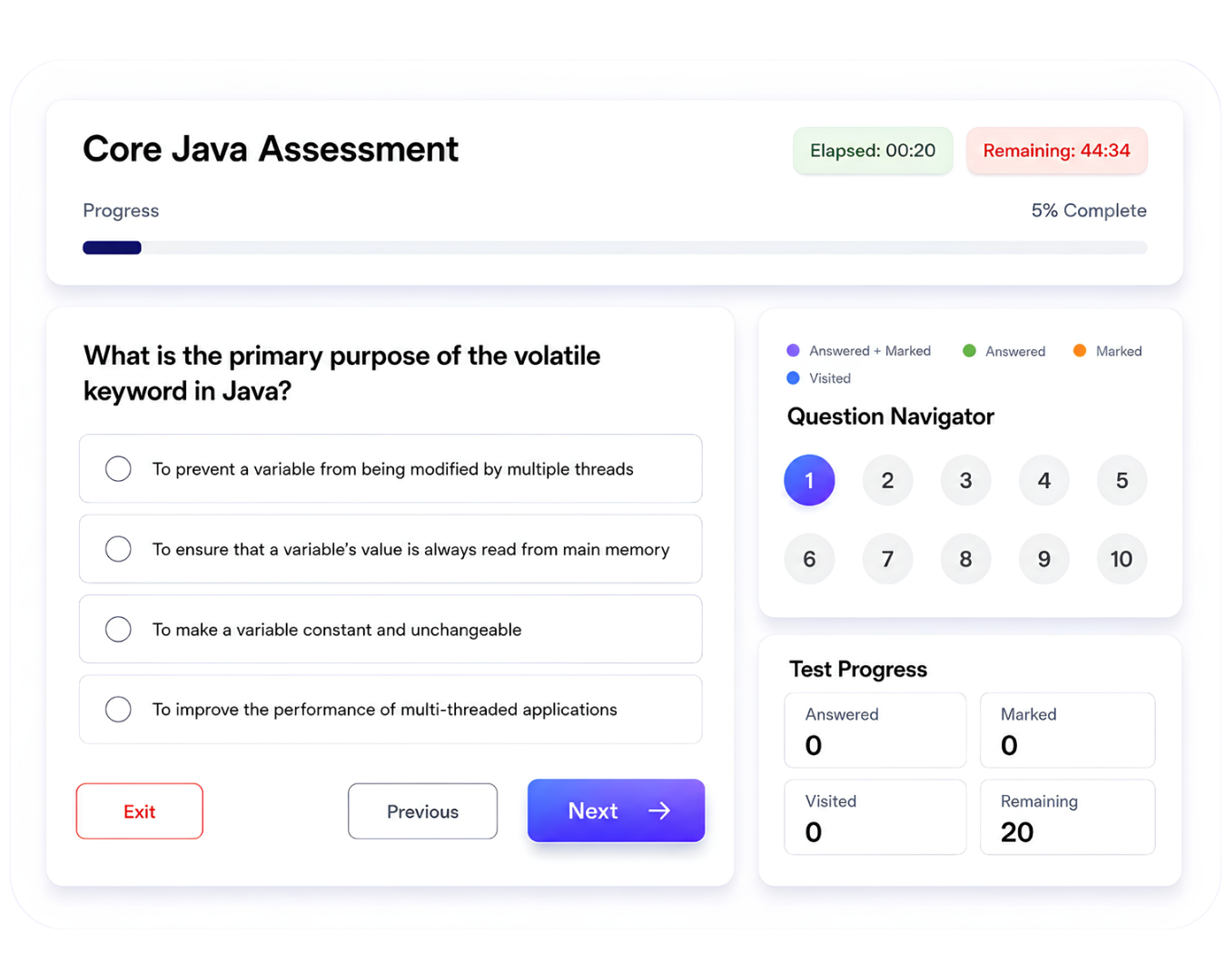 Mock Test Hub
